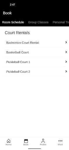 Screenshot of Express Fitness