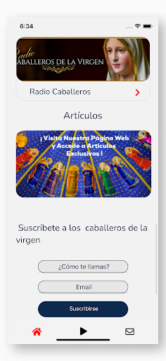 Caballeros de la virgen Screen 3