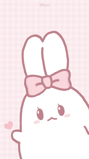 Android application 카카오톡 테마 - 말랑토끼_러블리 screenshort