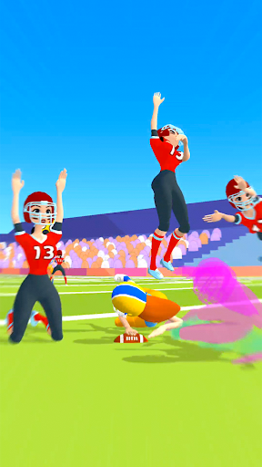Girl’s Touchdown: 3D Football Screen 3