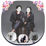 Business Couple Suit Montage icon