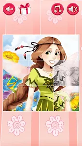 공주 & 소녀 퍼즐-어린이