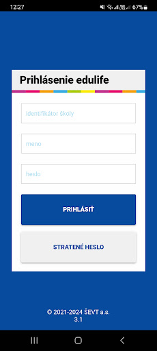 Android application edulife screenshort