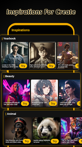 AI Yearbook: AI Art Generator Screen 3