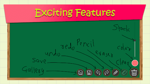 Android application Greenboard Magic Slate screenshort