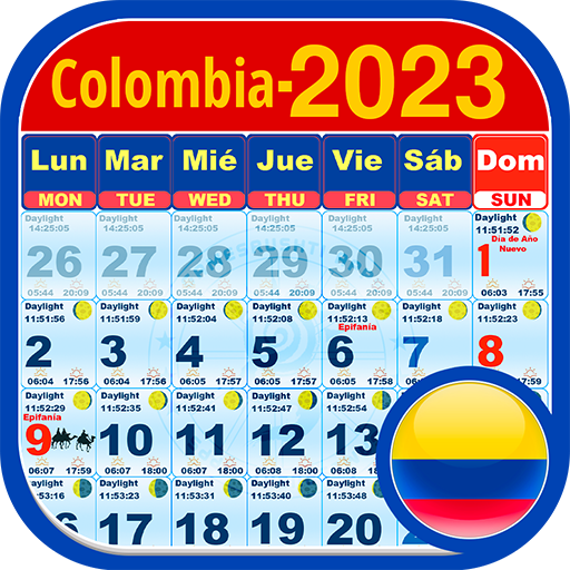 Colombia Calendario 2023  Icon