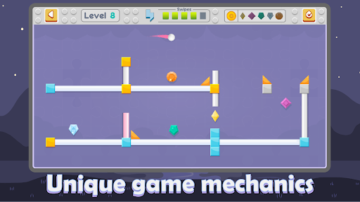Android application Blocks & Gems: Swipe game screenshort