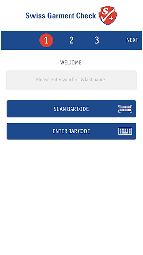 Android application Swiss Garment Check screenshort