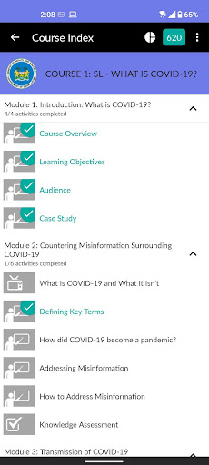 Android application MOHS Digital Classroom screenshort