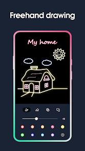 Captura de Pantalla 2 Dibujo de resplandor android