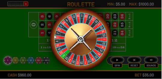 Roulette Game W