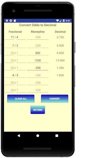 Hedge Betting Calculator Pro Screen 2