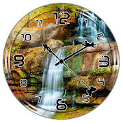 Waterfall Clock Live Wallpaper  Icon