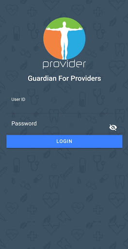Android application Guardian For Providers screenshort