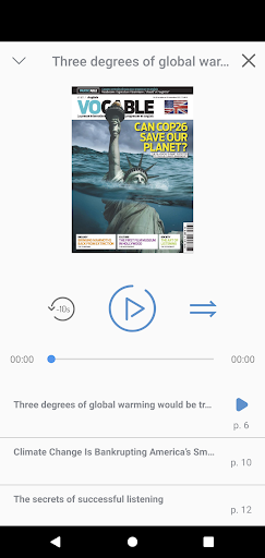 Android application Vocable screenshort