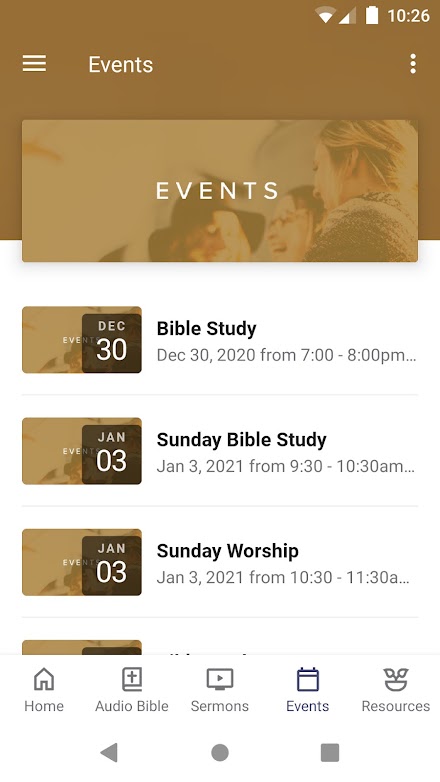 Linwood Church of Christ Screen 3