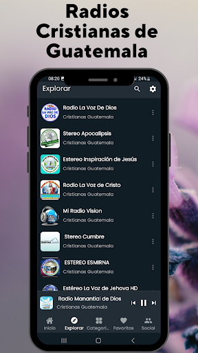 Android application Radios Cristianas de Guatemala screenshort