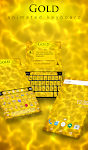 screenshot of Gold Keyboard & Wallpaper