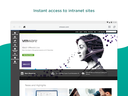 Web - Workspace ONE Screenshot
