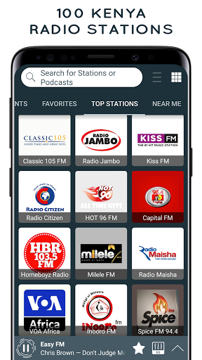 Android application Radio Kenya FM Stations Online screenshort