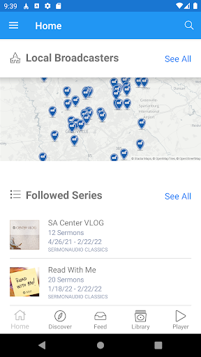 SermonAudio 2.0 Screen 2