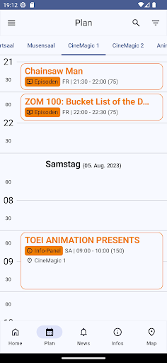 AnimagiC Planer Screen 2