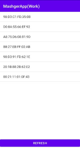 Android application Mashger Shefa screenshort