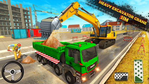 Heavy Excavator Simulator: Road Construction Games screenshots 7