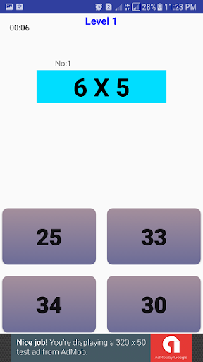Test Perkalian Screen 3