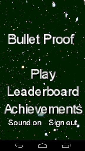 Android application Bullet Proof screenshort