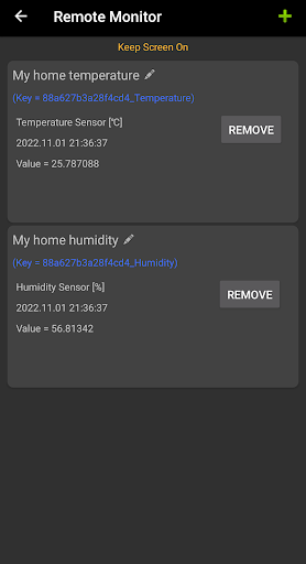 Remote Sensor Screen 3