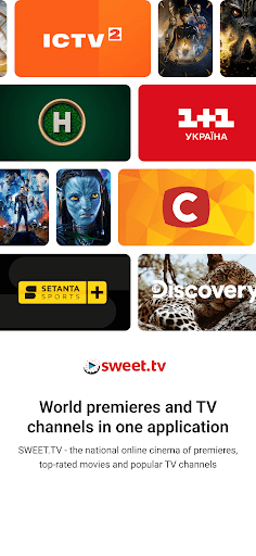 Android application SWEET.TV - TV and movies screenshort