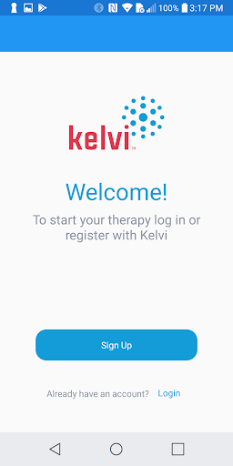 Android application Kelvi Clinician screenshort