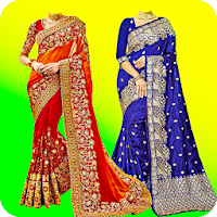 Woman Fancy Saree Photo Suit Editor