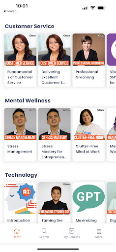 Olern Learning Screen 2