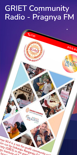 Android application GRIET Pragnya 90.4 FM screenshort