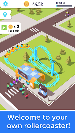 Game screenshot Idle Roller Coaster mod apk
