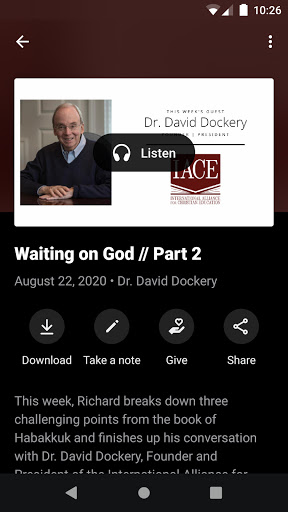MITM Global Ministries Found. Screen 3