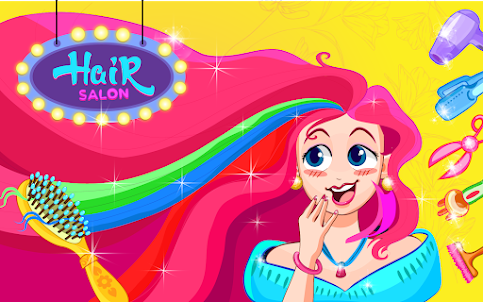 JOGO DE SALÃO DE BELEZA - GAME GIRL GAMES : HAIR SALON MAKEUP