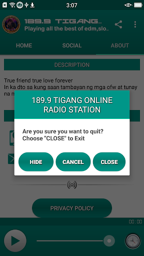 189.9 TIGANG ONLINE RADIO STAT