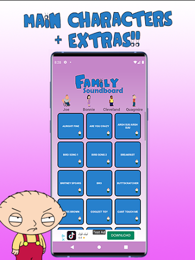 Family Guy Soundboard Screen 3