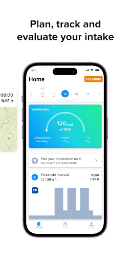 EatMyRide: Cycling Nutrition Screen 2