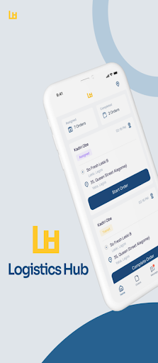 Android application LogisticsHub Rider screenshort