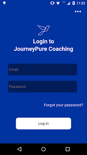 Android application JourneyPure Coaching screenshort