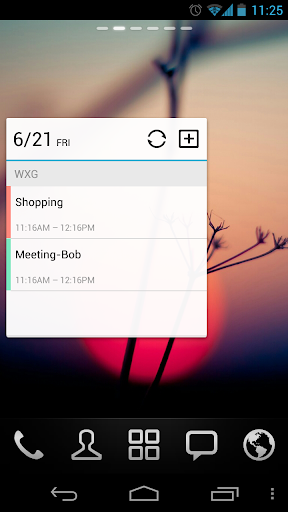 GO Calendar Widget Screenshot 3 - AppWisp.com