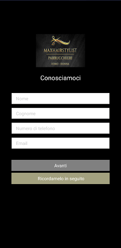 Android application MaxHairStylist Parrucchieri screenshort