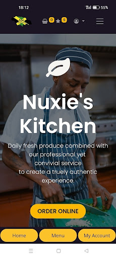 Android application Nuxies Kitchen screenshort