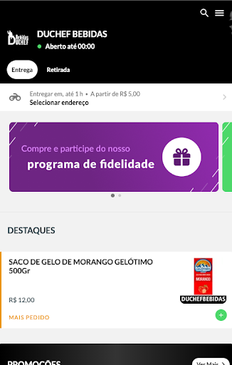 Android application DUCHEFBEBIDAS screenshort