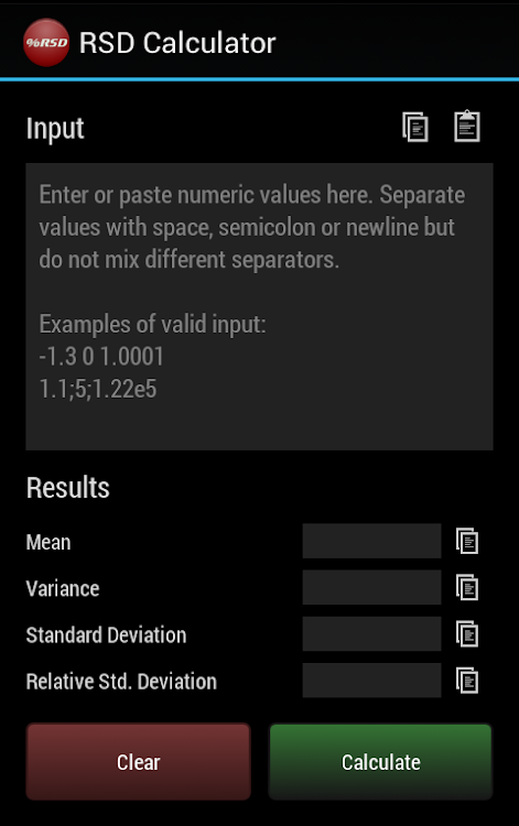 RSD Calculator - 1.0 - (Android)