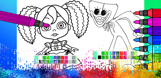 poppy playtime - coloring Game